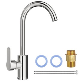 Tryslyn Wasserhahn Küche, Armatur Mischbatterie, Spültischarmatur, Küchenarmatur, Küchenwasserhahn, Kitchen Tap, Küchen Spülarmaturen, Kitchen Faucet, Küchenamatur Spüle, Wasserhähne, Küchenhahn