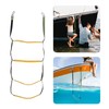 Boat Rope Ladder 4 Steps Foldable Portable Rope Boarding Ladder