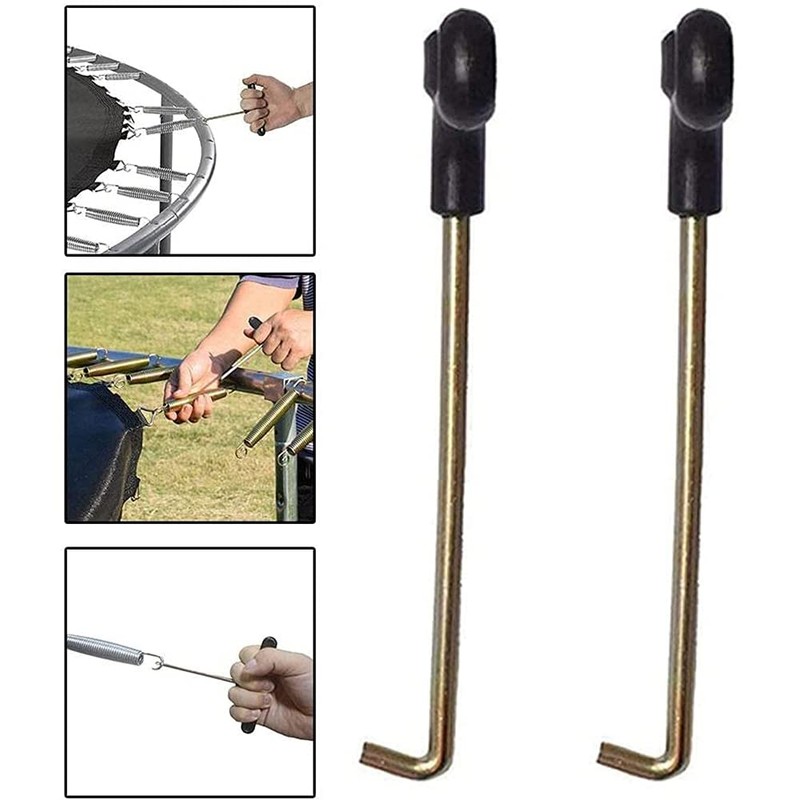 ANCLLO Pack of 10 Trampoline Tool Metal Trampoline Spring Puller