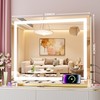 Batuso Vanity Mirror with Lights, 23" x 18" LED Makeup