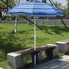 Fonyet Parasol Holder Balcony Railing Adjustable Parasol Holder Attachment Balcony