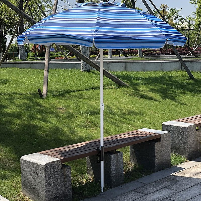 Fonyet Parasol Holder Balcony Railing Adjustable Parasol Holder Attachment Balcony