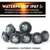 Ledvillage 20 Pcs 3/4 Inch Mini Round Smoked Lens Amber