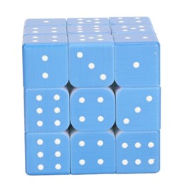 3x3 Braille Speed Puzzle for Blind Person Weak Vision 3D Relief Effect Tension Adjustable Reduce Stress IQ Reasoning Game