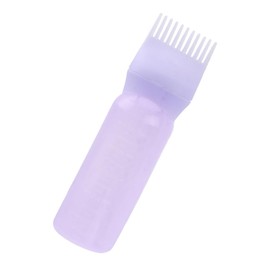 VICASKY Hair Dry Cleaning Bottle Hair Dye Applicator Bottle Hair Root Comb Bottle Hair Coloring Bottle Hair Color Squeeze Bottle Hair Color Bottle Applicator Hair Dye Bottle Violet Plastic