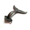 Hat & Coat Hook 'Whale Tail Fin' 90mm