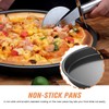 Operitacx Non Stick Pizza Baking Tray Carbon Steel Baking Pan