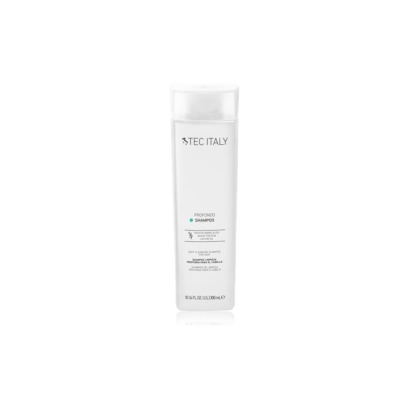 TEC ITALY Profondo Shampoo Cuidado y Limpieza Profunda del Cabello