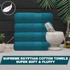 Towelogy® Premium Large Hand Towels Set 100% Combed Ring Spun