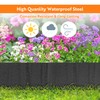 NexiPro Steel Landscape Edging 40" Lx6 H, 6pcs Metal Landscape