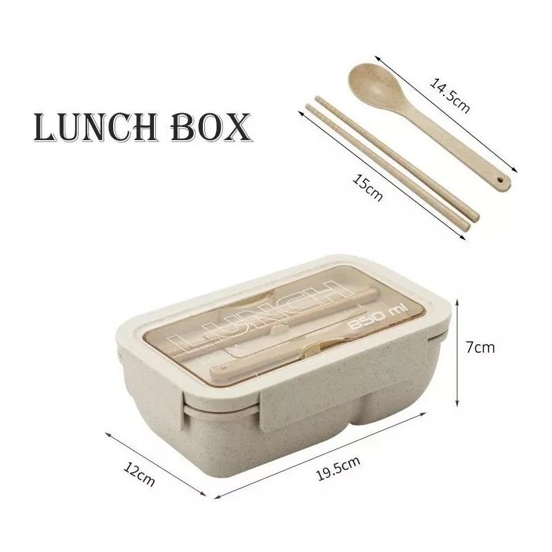 Monzó Lonchera, Portavianda, Contenedor Alimentos, Lunch Box 850ml