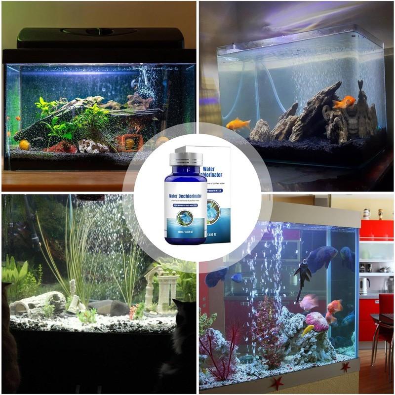Water Purifying Tablets for Aquariums - 100g Powerful Fish Tank