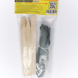 EZ Stake Tree Guying Kit - Complete Tree Support System with Adjustable Straps, Durable Stakes, and Anchors for Young and Newly Planted Trees