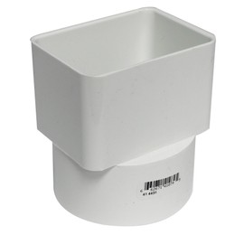 Canplas 414431BC PVC Sew (Pack of Two - 2X3X3) Down Spout Adaptor