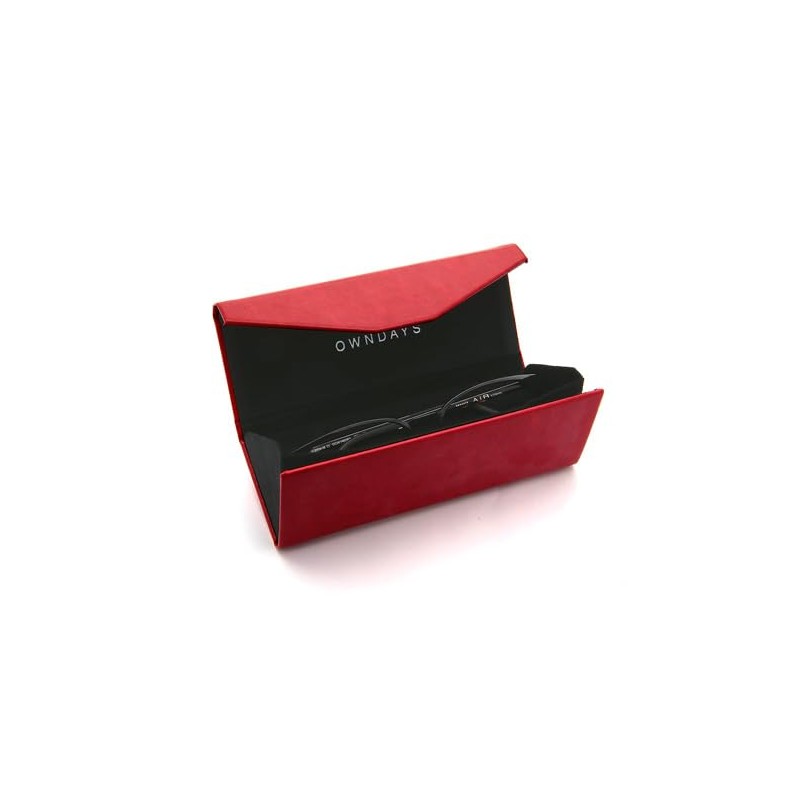 OWNDAYS OM5003 Glasses Case, Foldable, Portable, Lightweight, Glasses, Sunglasses Case,