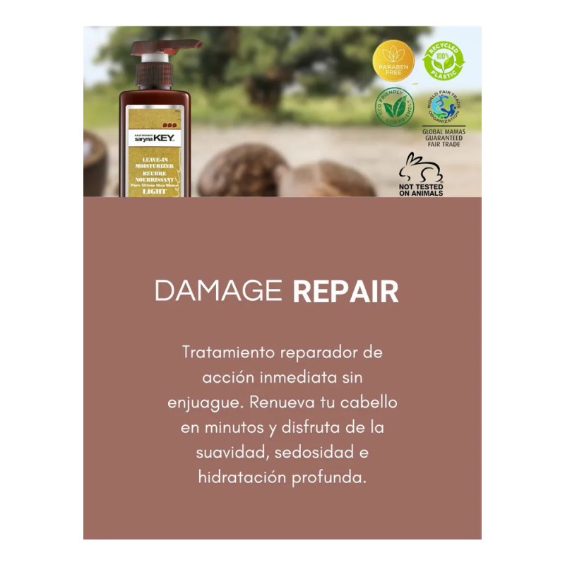 Crema de Hidratación de Reparación Light Saryna Key de 300ml