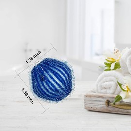 Pet Hair Remover for Laundry, 12Pcs Reusable Lint Remover Balls for Pet Hair Catcher, Soft Dog Hair Remover for Washing Machine