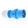 Male Plug for Electric Hook Up Cable, CEE plug 16A