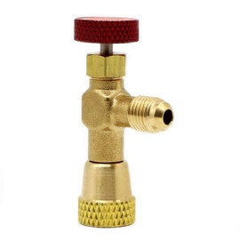 JIANZHENKEJI R410A Refrigerant Charging Valve 1/4'' - 5/16'' Copper Flow Control Valves,can Opener for Charging Hose