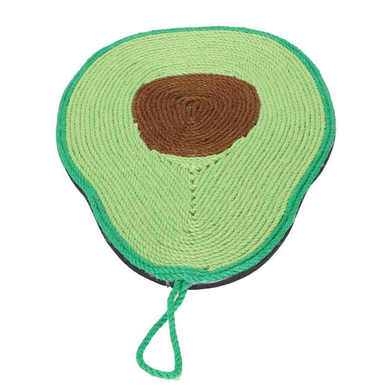 Cat Scratch Pad 28x43cm Avocado Shape Sisal EVA Scratch Resistant