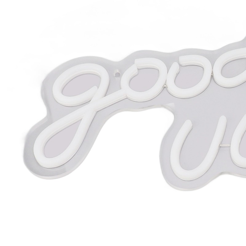 Neon Sign Good Vibes LED Light Acrylic USB Powered Wall