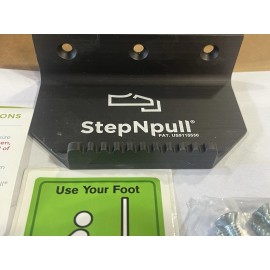 StepNpull Black Foot-Operated Door Opener  Black