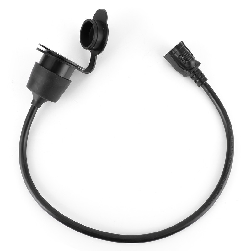 15A Power Inlet Port Plug with Integrated 20in Extension Cord