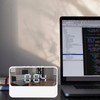 LED Digital Alarm Clock Simple Modern High Definition Display Mirror