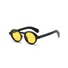 WDZAYXC Round Polarized Sunglasses with Thick Frame for Men and