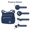KXF Women's Crossbody Bag Waterproof Nylon Casual Shoulder Bag Messenger