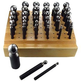 Mazbot 36 Piece Dapping Punch Set