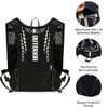 DOINEUFL Adjustable Running Vest Running Backpacks Functional 5L Hydration Pack