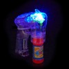 Relaxdays Adventure Set of 2 LED Bubble Gun Transparent, transparent