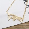 Patry Deluxe Dije Mapamundi Collar Viajes Mapa Regalo Navidad Viajero