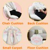 ELFJOY Comfy Chair Cushion Plush Cat Paw Cushion Kawaii Home
