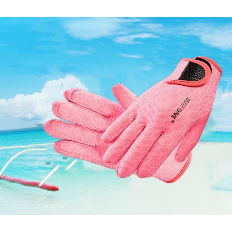 EXCEREY 1.5MM Surf Snorkeling Gloves Float Gloves Swimming Gloves Neoprene