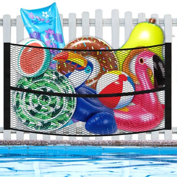 DECOHS 71" x 47" Extra Large Pool Toy Float Storage
