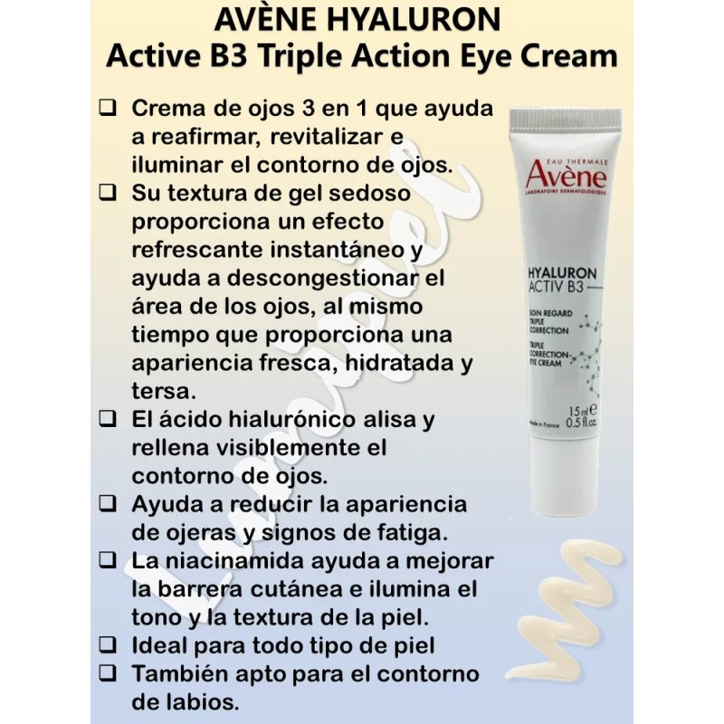 Avène Hyaluron Activ B3 Plumping Sérum + Crema Ojos 30+15ml