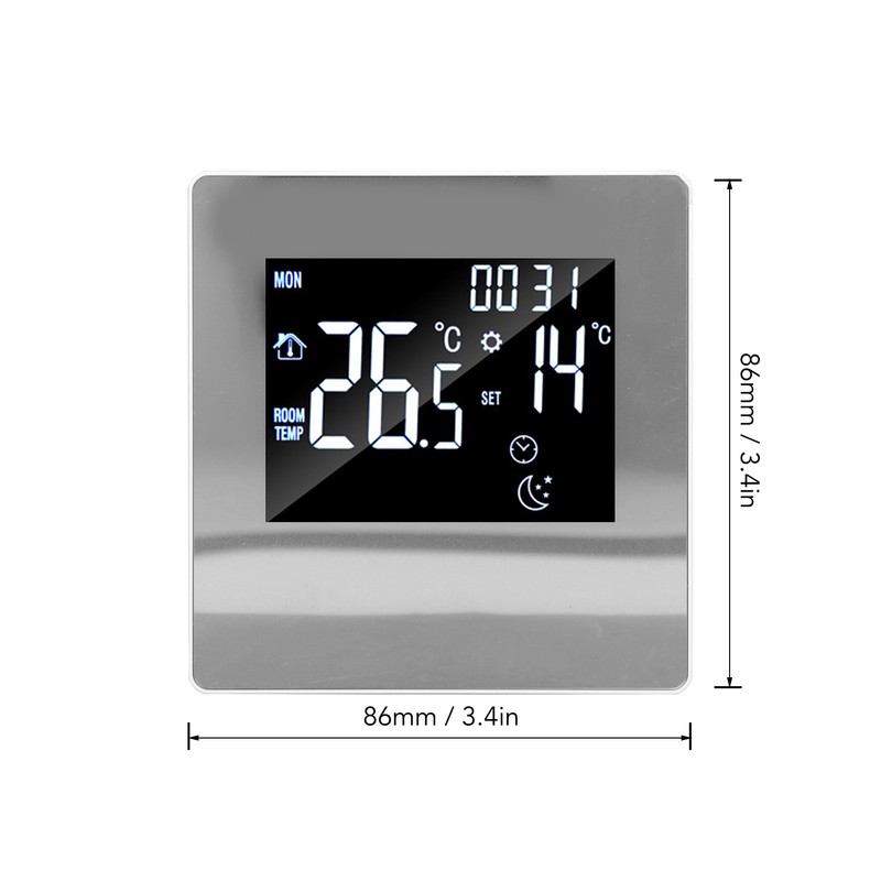 3A Smart Thermostat LCD Display Programmable Widely Used Water Heating