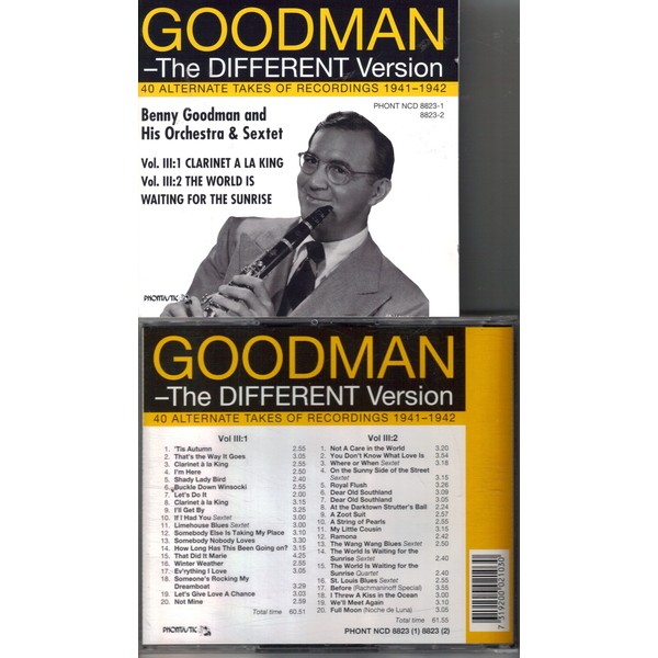 Different Version by Benny Goodman [['audioCD']]