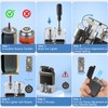 TOPAKY Torch Lighter, Waterproof Windproof Dual Flame Butane Lighter, Refillable