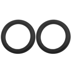 EMSea 2Pcs 8" Horn Edge Rubber Surround Speaker Repair Parts Compatible with JBL Compatible with HiVi Speaker Foam Edge Audio Speaker Rubber Edge Repair Kit