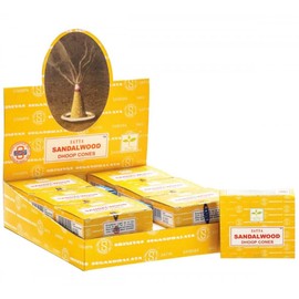 Satya Sandalwood 12 Dhoop Cones