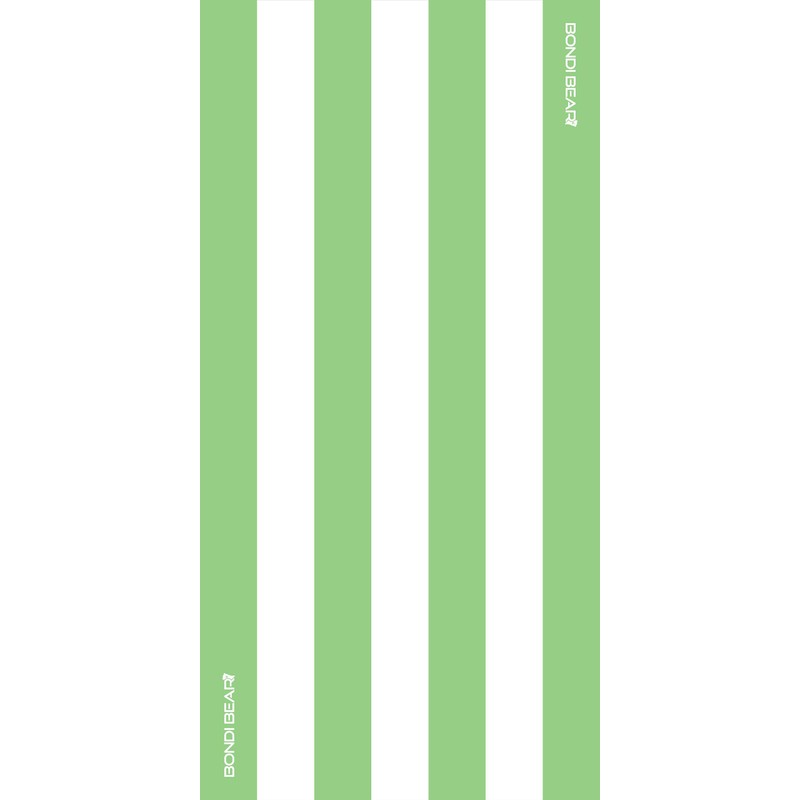 BONDI BEAR Sand Free Beach Towel (Lime Zest, 160x80)