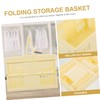 COLLBATH Collapsible Storage Bin for Home Organization Multifunctional Snack Basket