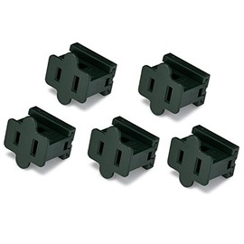 Gilbert Holiday Lighting Outlet Female Green Slip Zip Plug (100, SPT-1)
