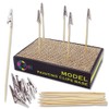 ZAIDEA Clips, Paint Sticks, Set of 50, Plastic Model, Paint