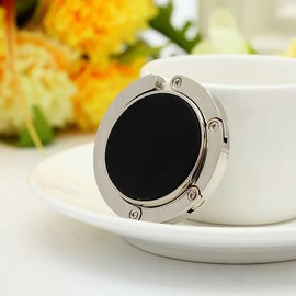 Handbag Hooks for Tables Portable Folding Alloy Purse Handbag Bag Hanger Hook Holder Table Hook Storage for Restaurant, Bar and Office