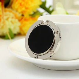 Handbag Hooks for Tables Portable Folding Alloy Purse Handbag Bag Hanger Hook Holder Table Hook Storage for Restaurant, Bar and Office