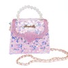 Girabrilla Fashion Bauletto, Borsetta Pochette con Maniglia di Perle e
